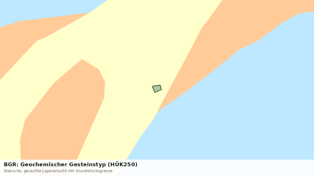 Statische Kartenansicht: BGR: Geochemischer Gesteinstyp (HÜK250)