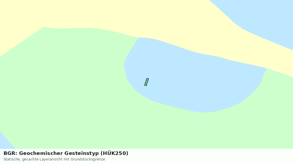 Statische Kartenansicht: BGR: Geochemischer Gesteinstyp (HÜK250)
