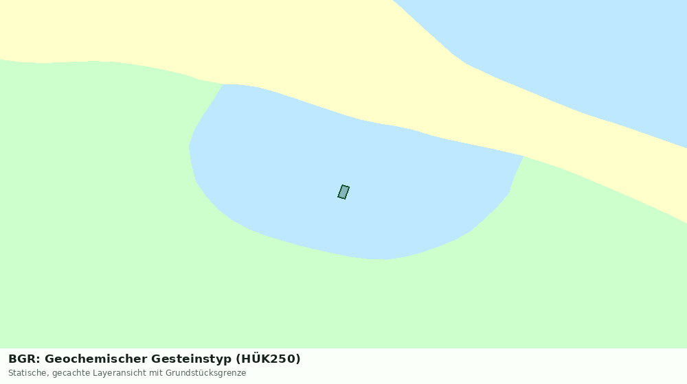 Statische Kartenansicht: BGR: Geochemischer Gesteinstyp (HÜK250)