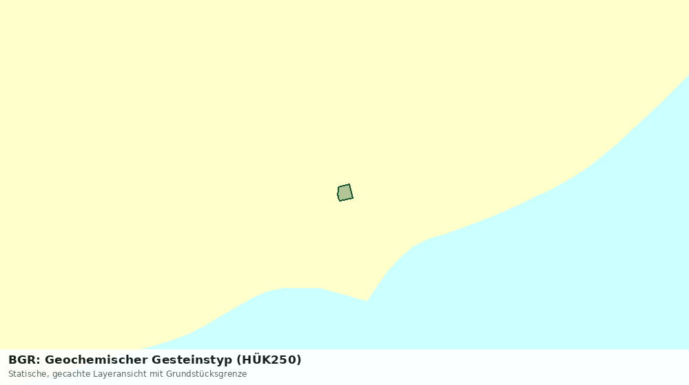 Statische Kartenansicht: BGR: Geochemischer Gesteinstyp (HÜK250)