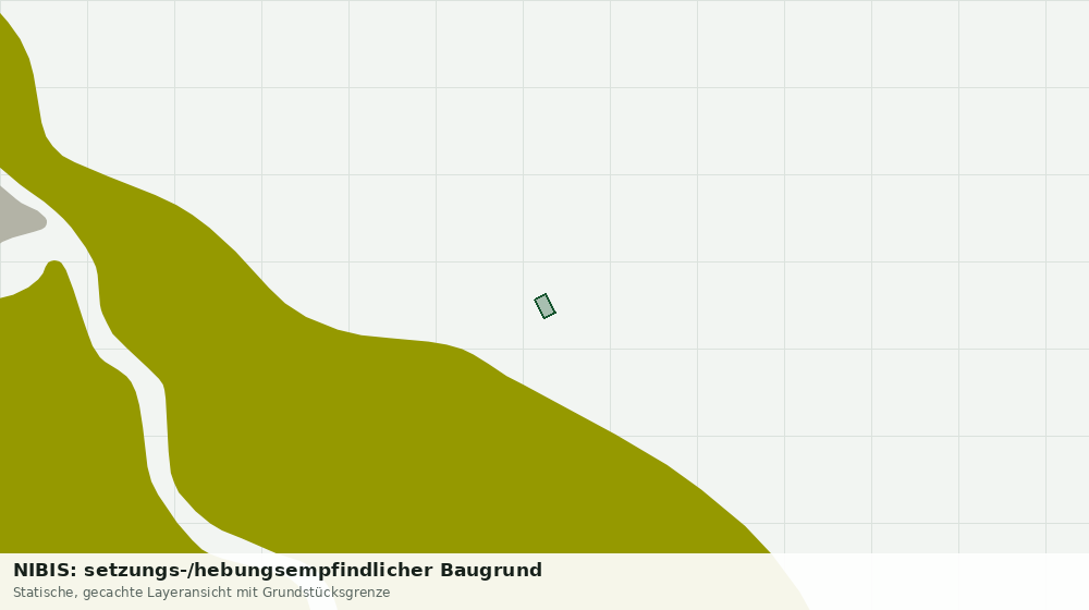 Statische Kartenansicht: NIBIS: setzungs-/hebungsempfindlicher Baugrund