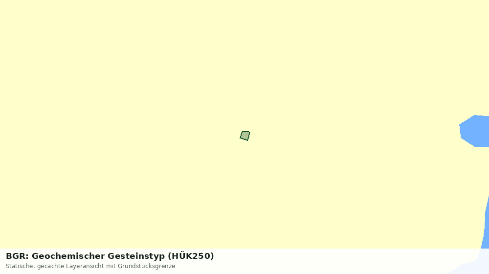 Statische Kartenansicht: BGR: Geochemischer Gesteinstyp (HÜK250)