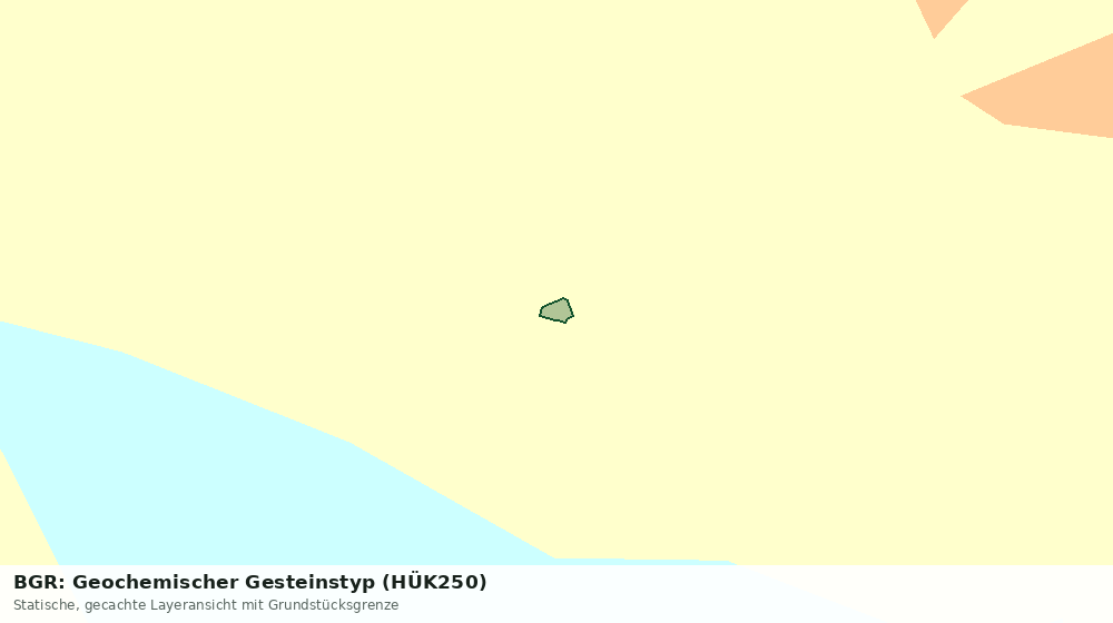 Statische Kartenansicht: BGR: Geochemischer Gesteinstyp (HÜK250)