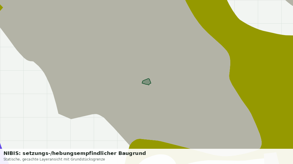 Statische Kartenansicht: NIBIS: setzungs-/hebungsempfindlicher Baugrund
