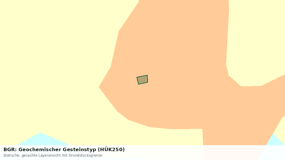 Statische Kartenansicht: BGR: Geochemischer Gesteinstyp (HÜK250)