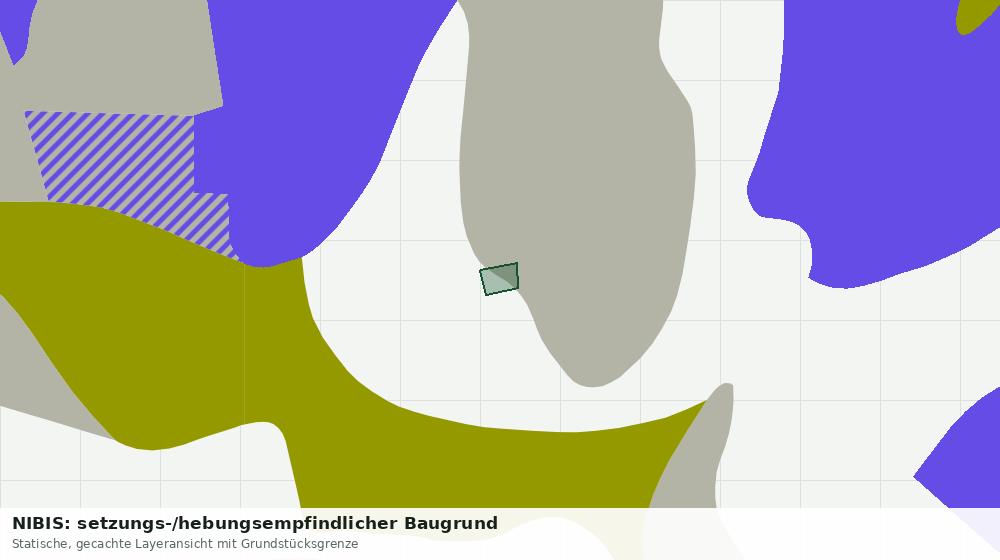 Statische Kartenansicht: NIBIS: setzungs-/hebungsempfindlicher Baugrund