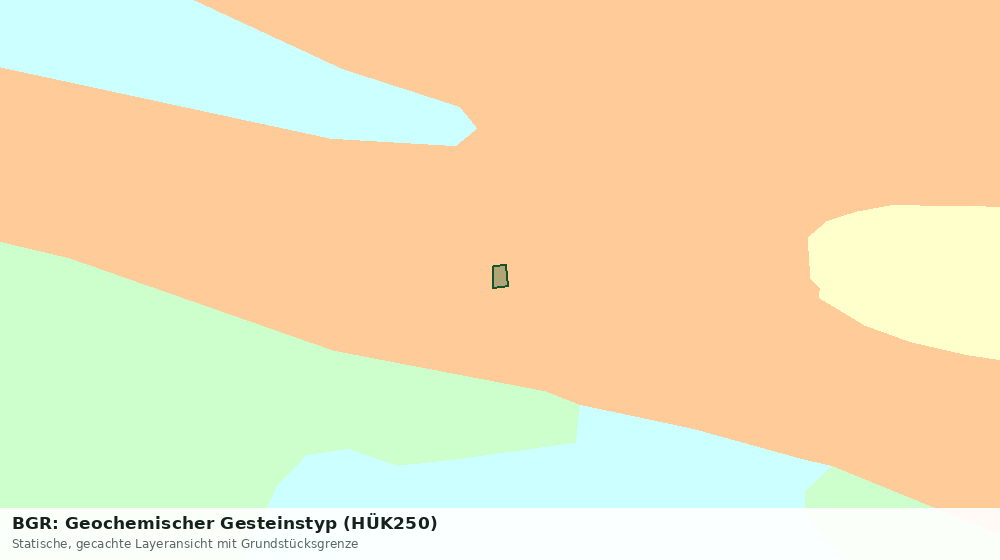 Statische Kartenansicht: BGR: Geochemischer Gesteinstyp (HÜK250)