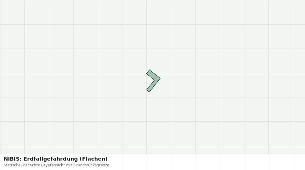 Statische Kartenansicht: NIBIS: Erdfallgefährdung (Flächen)