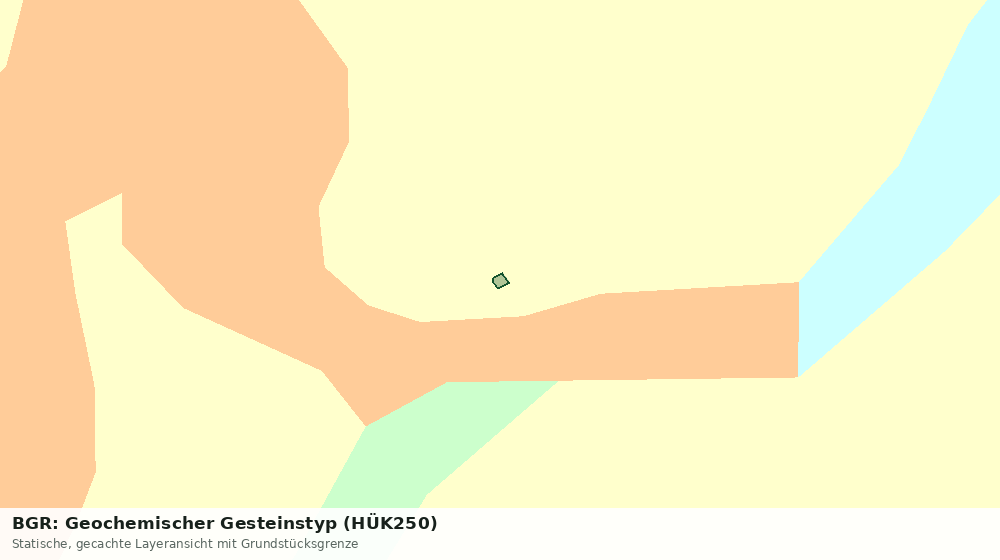 Statische Kartenansicht: BGR: Geochemischer Gesteinstyp (HÜK250)