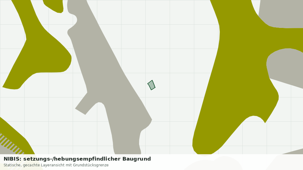 Statische Kartenansicht: NIBIS: setzungs-/hebungsempfindlicher Baugrund