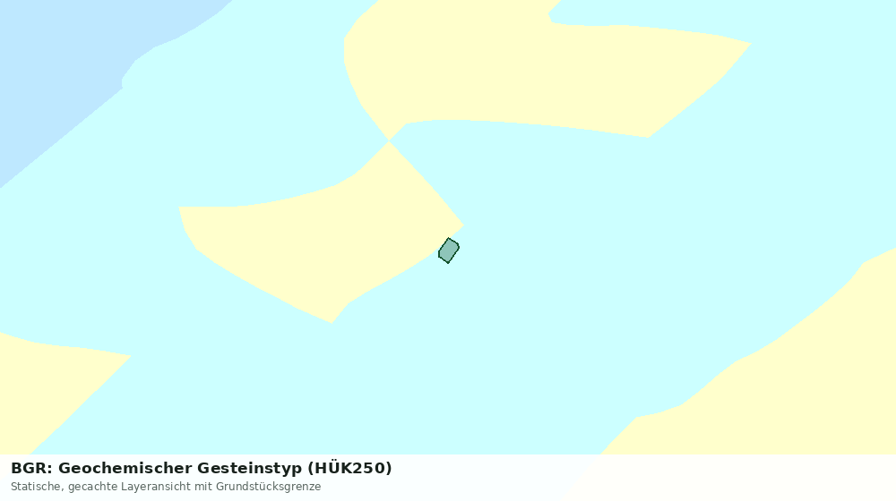 Statische Kartenansicht: BGR: Geochemischer Gesteinstyp (HÜK250)