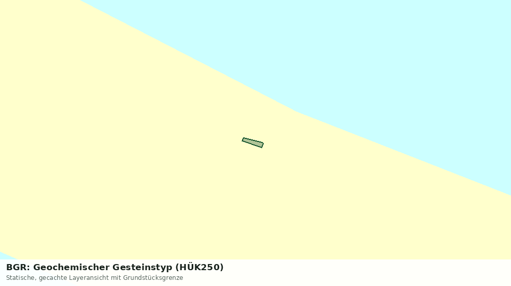 Statische Kartenansicht: BGR: Geochemischer Gesteinstyp (HÜK250)