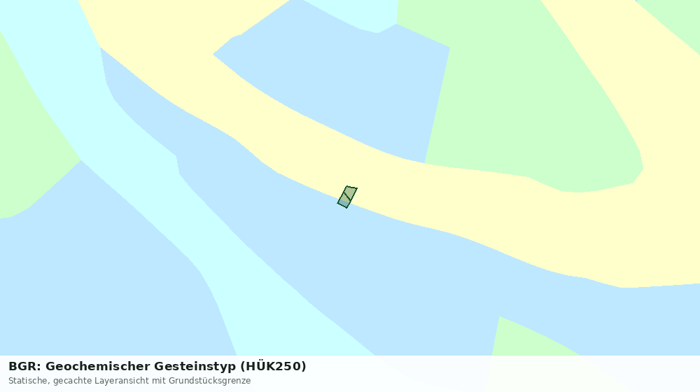 Statische Kartenansicht: BGR: Geochemischer Gesteinstyp (HÜK250)