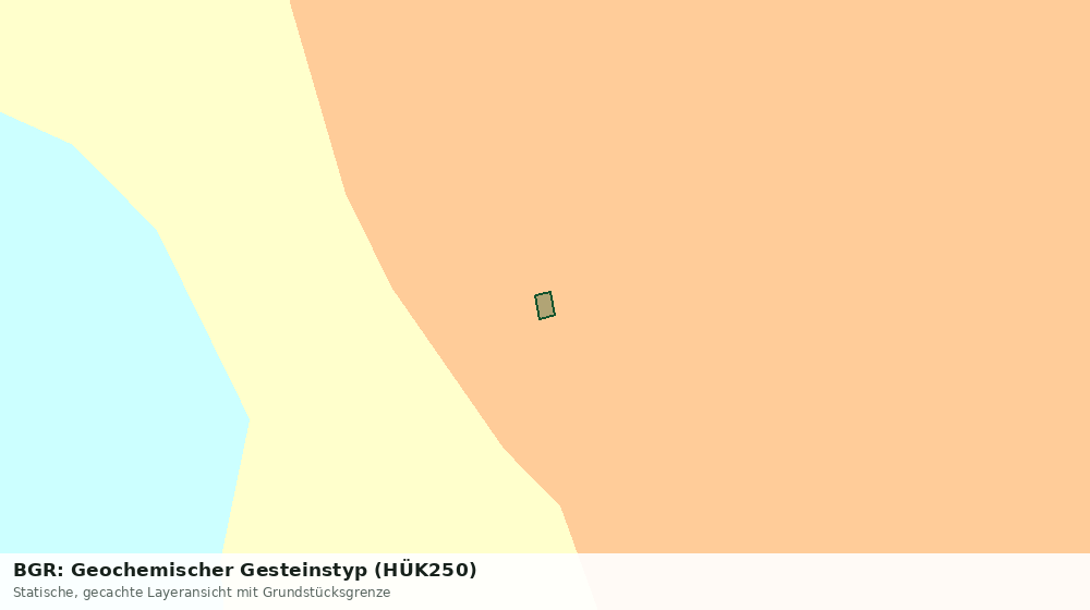 Statische Kartenansicht: BGR: Geochemischer Gesteinstyp (HÜK250)