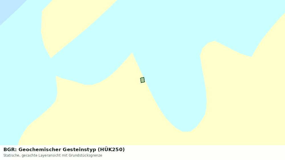 Statische Kartenansicht: BGR: Geochemischer Gesteinstyp (HÜK250)