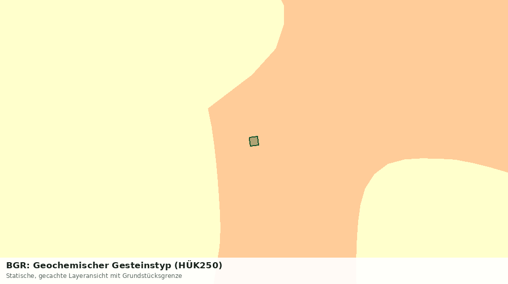 Statische Kartenansicht: BGR: Geochemischer Gesteinstyp (HÜK250)