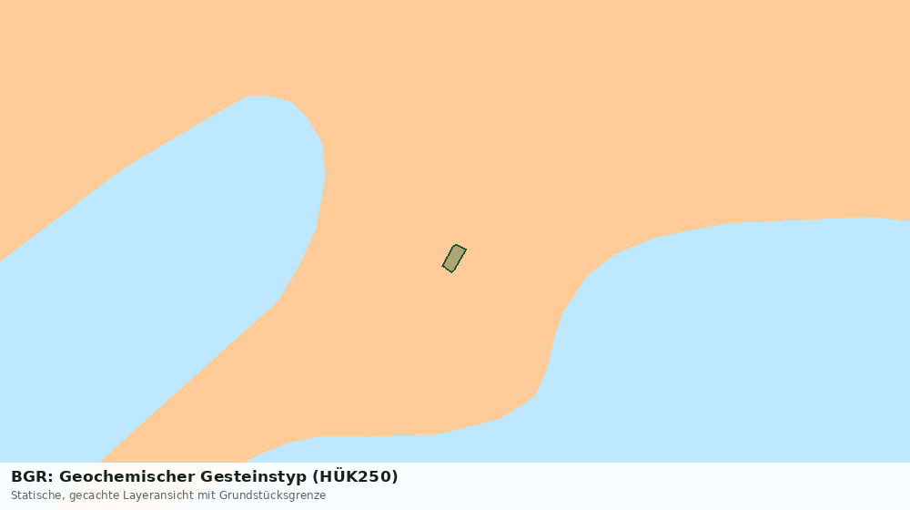 Statische Kartenansicht: BGR: Geochemischer Gesteinstyp (HÜK250)