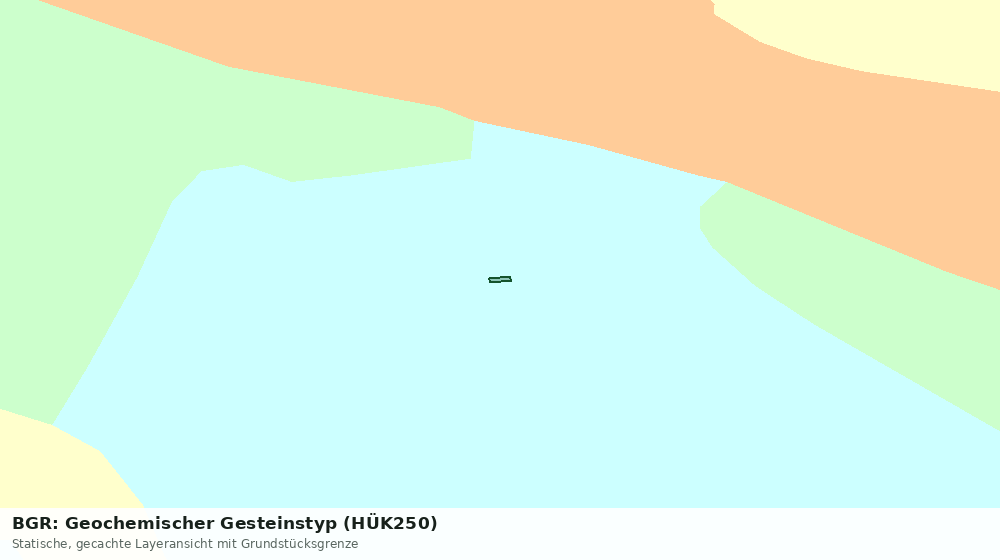 Statische Kartenansicht: BGR: Geochemischer Gesteinstyp (HÜK250)