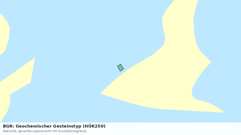 Statische Kartenansicht: BGR: Geochemischer Gesteinstyp (HÜK250)