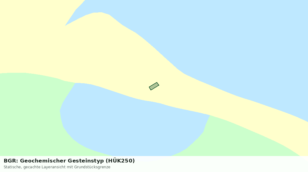 Statische Kartenansicht: BGR: Geochemischer Gesteinstyp (HÜK250)