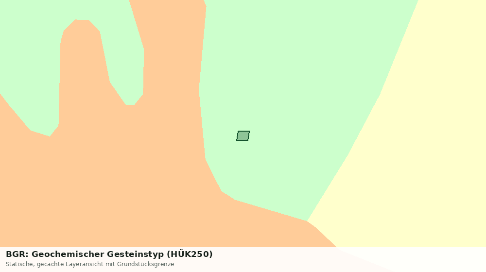 Statische Kartenansicht: BGR: Geochemischer Gesteinstyp (HÜK250)