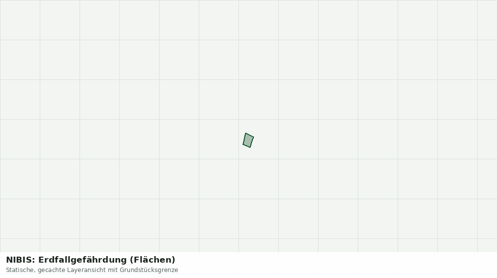 Statische Kartenansicht: NIBIS: Erdfallgefährdung (Flächen)