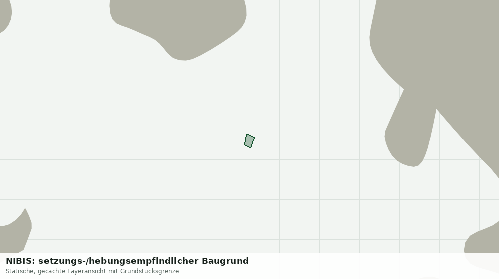 Statische Kartenansicht: NIBIS: setzungs-/hebungsempfindlicher Baugrund
