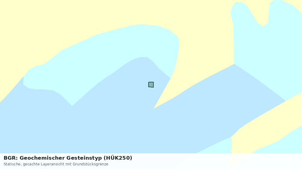 Statische Kartenansicht: BGR: Geochemischer Gesteinstyp (HÜK250)