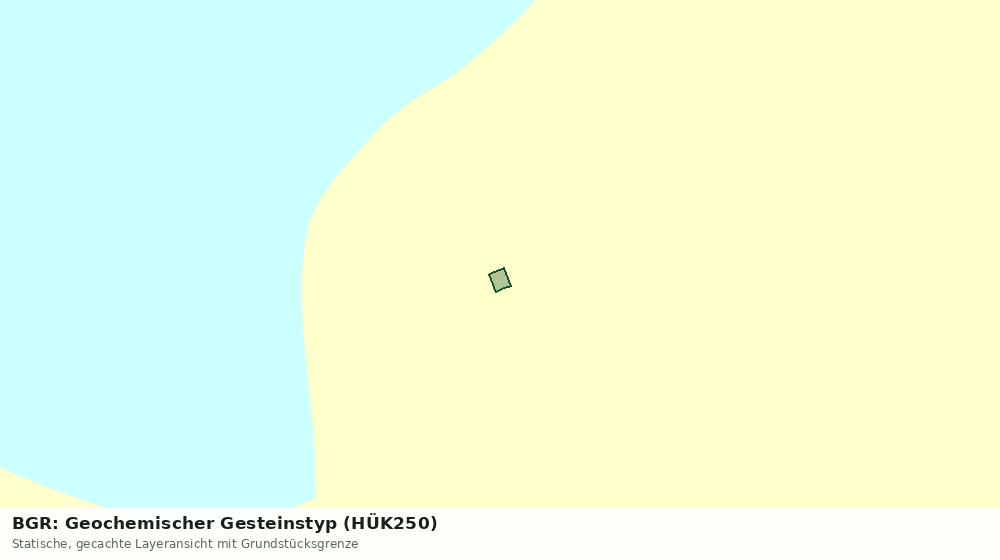 Statische Kartenansicht: BGR: Geochemischer Gesteinstyp (HÜK250)