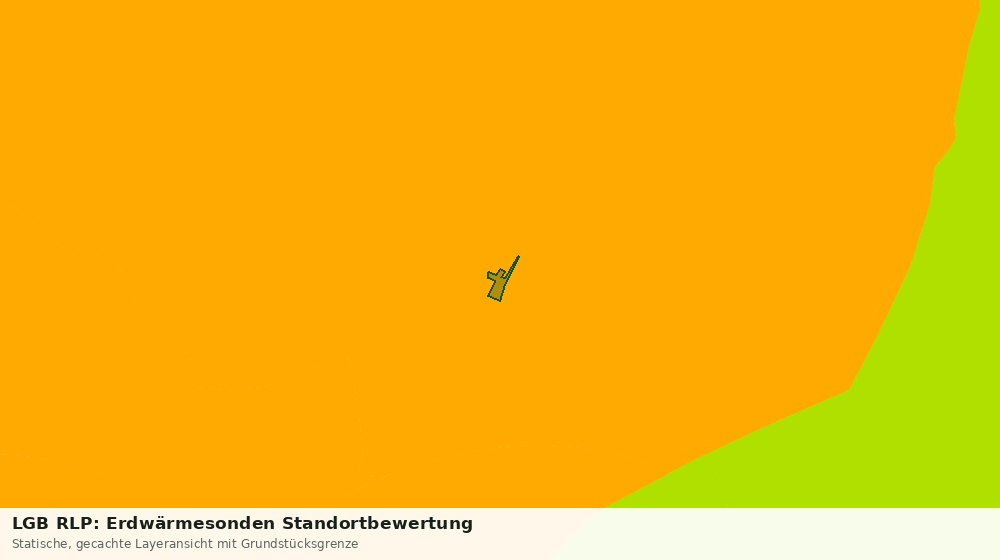 Statische Kartenansicht: LGB RLP: Erdwärmesonden Standortbewertung