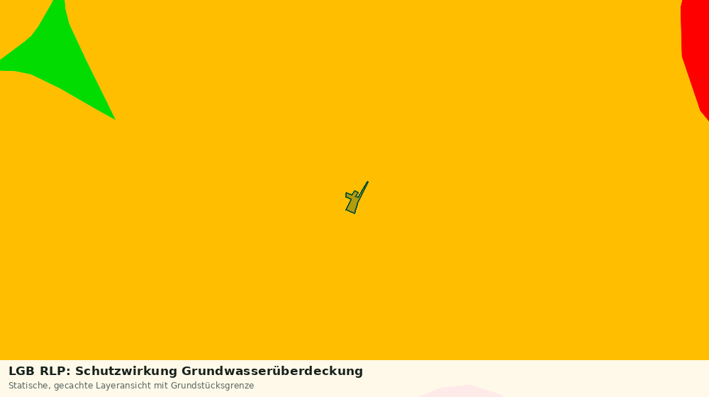 Statische Kartenansicht: LGB RLP: Schutzwirkung Grundwasserüberdeckung