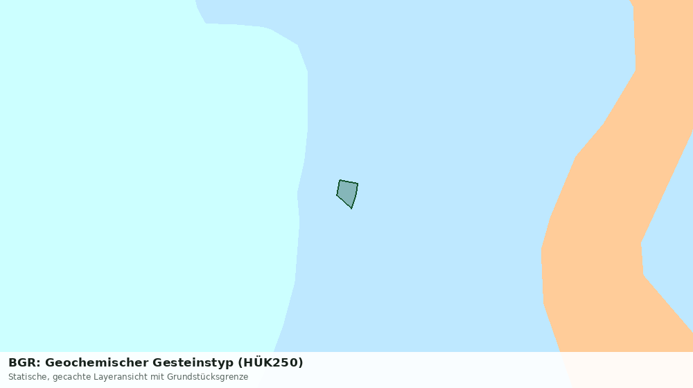 Statische Kartenansicht: BGR: Geochemischer Gesteinstyp (HÜK250)