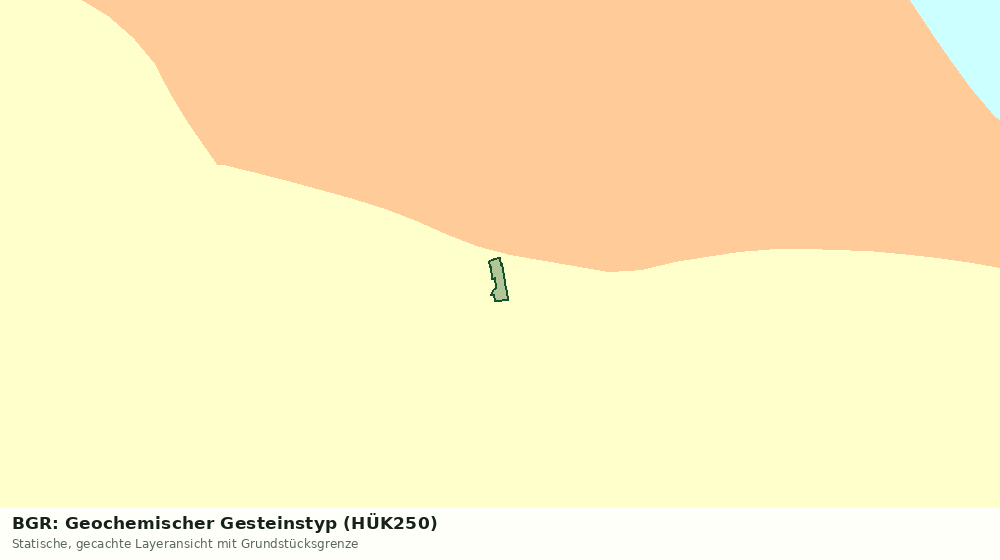 Statische Kartenansicht: BGR: Geochemischer Gesteinstyp (HÜK250)