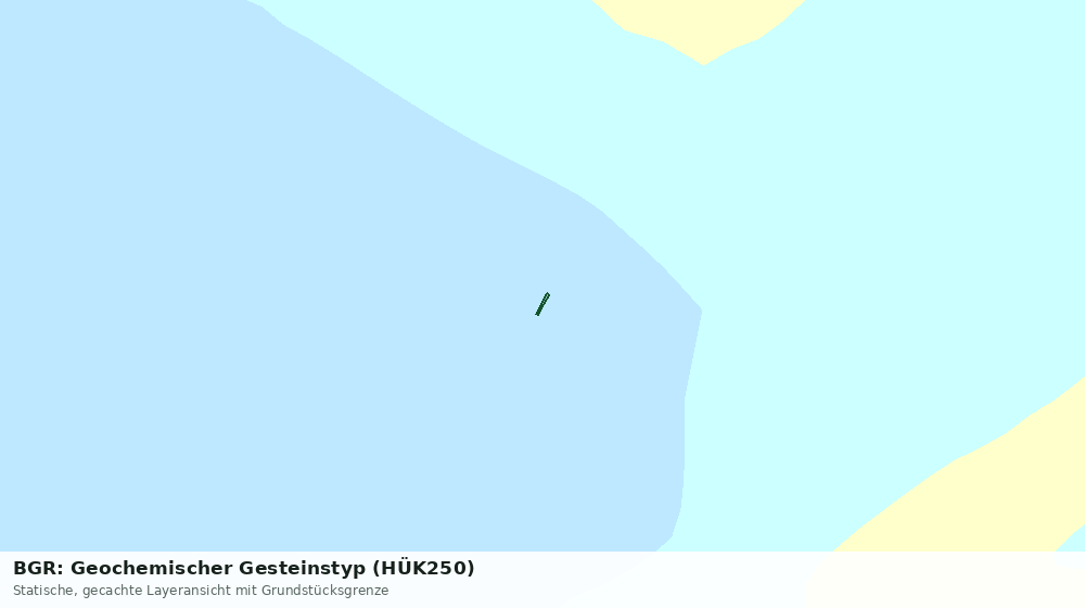 Statische Kartenansicht: BGR: Geochemischer Gesteinstyp (HÜK250)