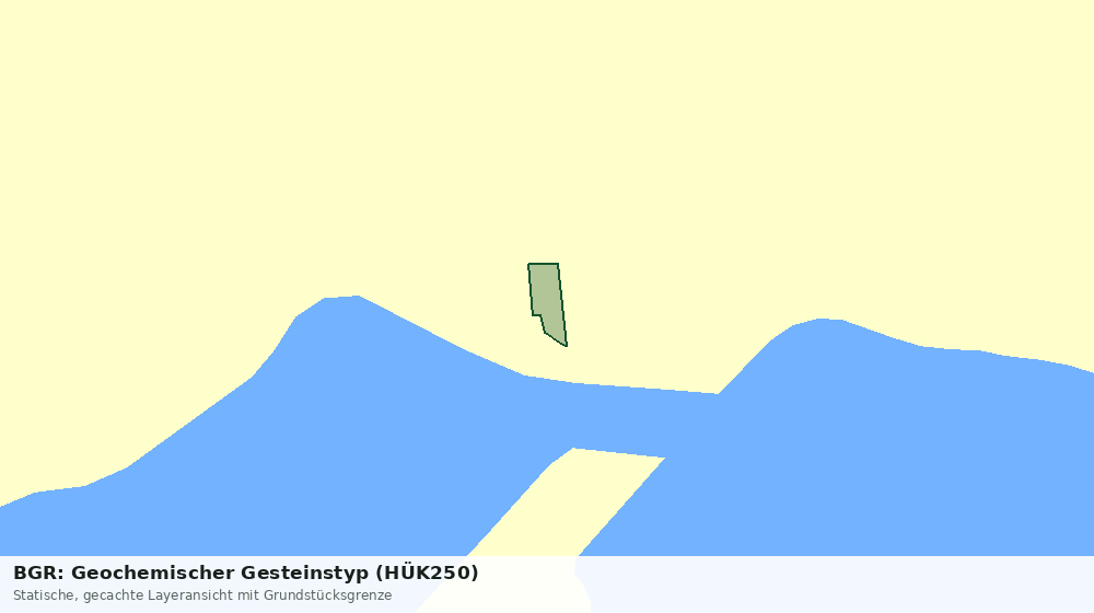 Statische Kartenansicht: BGR: Geochemischer Gesteinstyp (HÜK250)