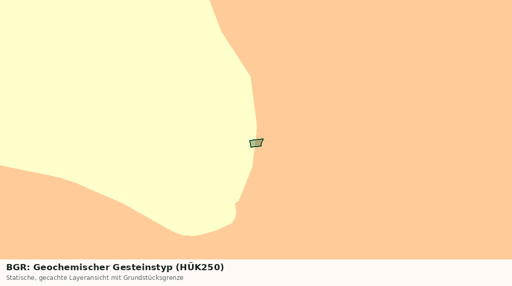Statische Kartenansicht: BGR: Geochemischer Gesteinstyp (HÜK250)