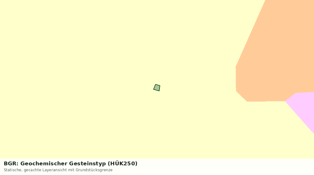 Statische Kartenansicht: BGR: Geochemischer Gesteinstyp (HÜK250)