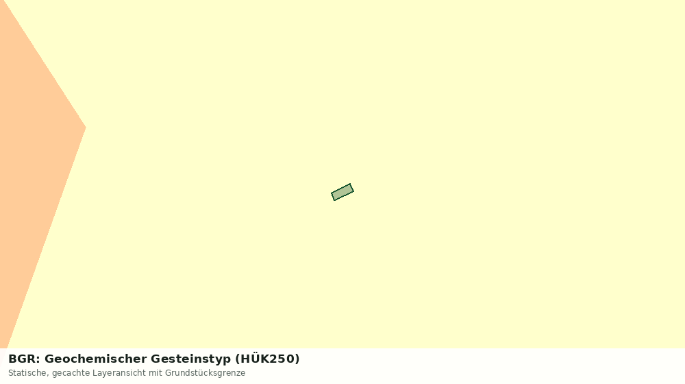 Statische Kartenansicht: BGR: Geochemischer Gesteinstyp (HÜK250)