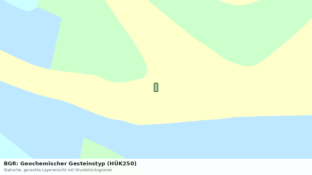Statische Kartenansicht: BGR: Geochemischer Gesteinstyp (HÜK250)
