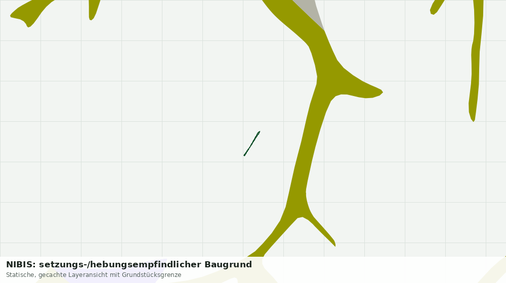 Statische Kartenansicht: NIBIS: setzungs-/hebungsempfindlicher Baugrund