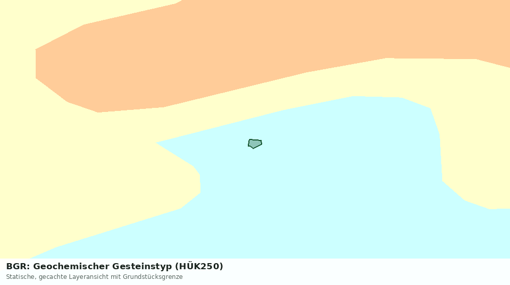 Statische Kartenansicht: BGR: Geochemischer Gesteinstyp (HÜK250)