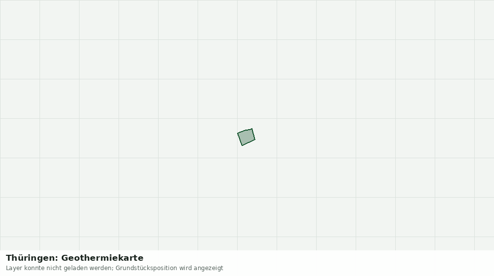 Statische Kartenansicht: Thüringen: Geothermiekarte