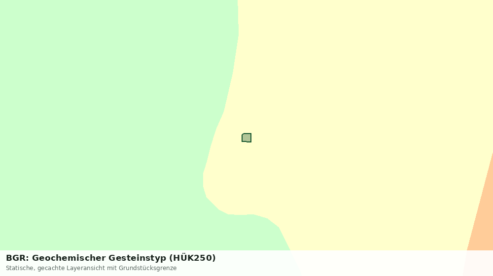 Statische Kartenansicht: BGR: Geochemischer Gesteinstyp (HÜK250)