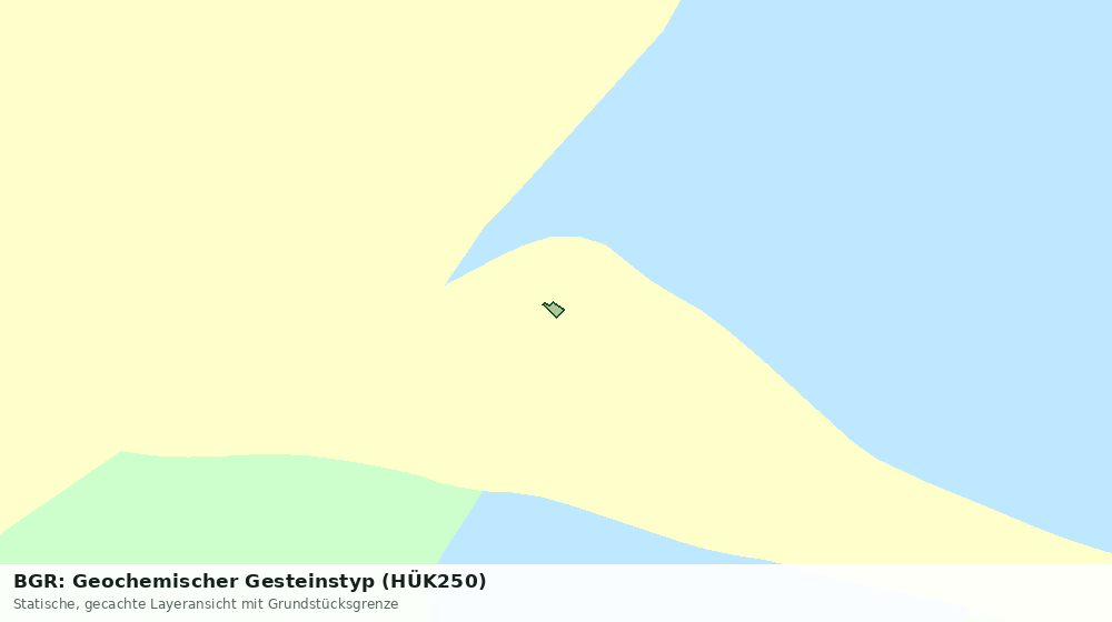 Statische Kartenansicht: BGR: Geochemischer Gesteinstyp (HÜK250)