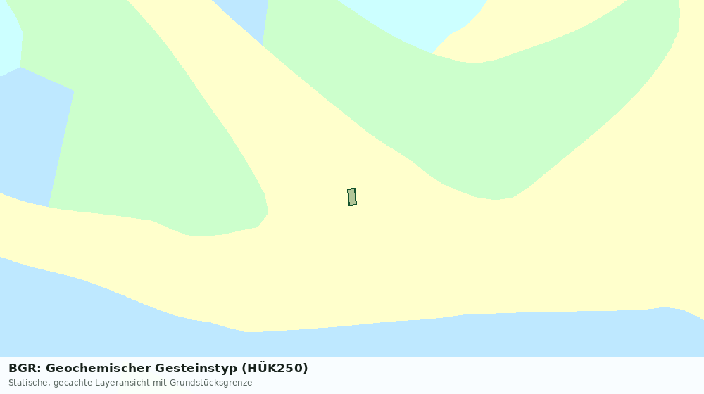 Statische Kartenansicht: BGR: Geochemischer Gesteinstyp (HÜK250)