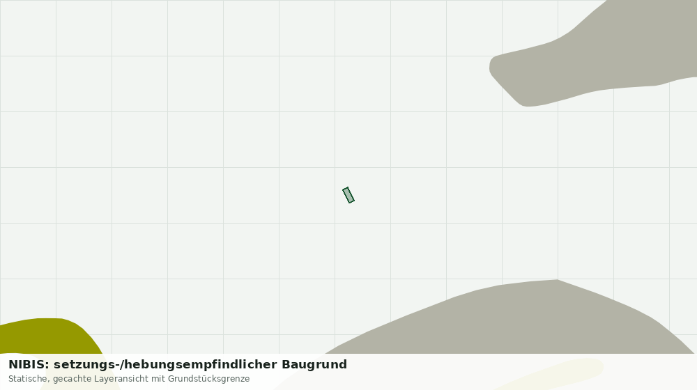 Statische Kartenansicht: NIBIS: setzungs-/hebungsempfindlicher Baugrund