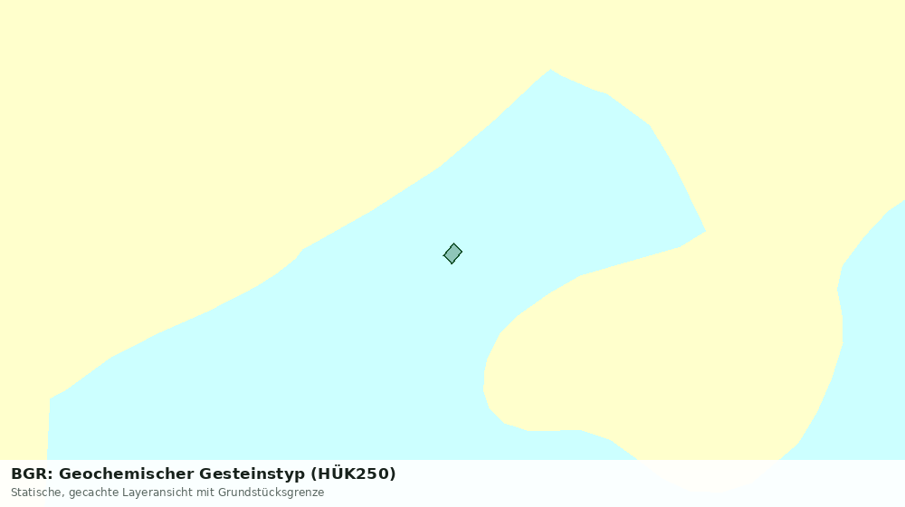 Statische Kartenansicht: BGR: Geochemischer Gesteinstyp (HÜK250)