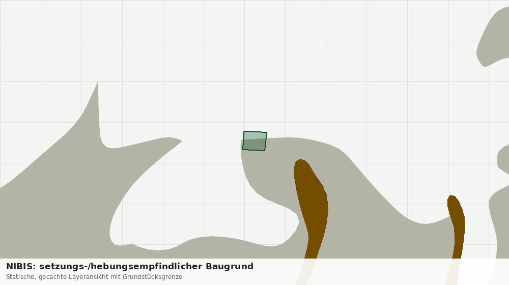 Statische Kartenansicht: NIBIS: setzungs-/hebungsempfindlicher Baugrund