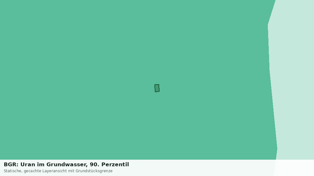 Statische Kartenansicht: BGR: Uran im Grundwasser, 90. Perzentil