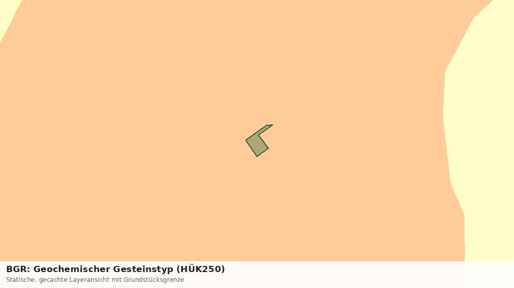Statische Kartenansicht: BGR: Geochemischer Gesteinstyp (HÜK250)